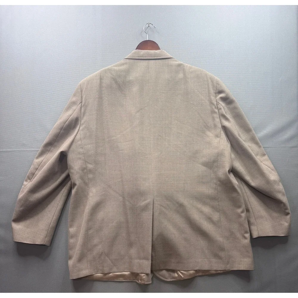 DiBenedetto‎ Mens Blazer Tan Gold Button Sport Coat Size 46